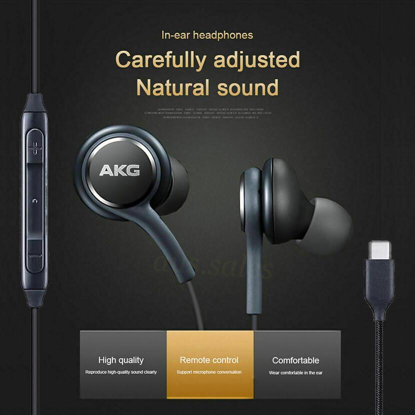 Samsung Akg Type-c Usb C Earphones S26 S25 S24 S23 Ultra S21 Fe S22 Plus Earbuds