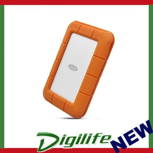 Lacie Rugged Secure 2tb Thunderbolt 3 Portable External Hard Drive