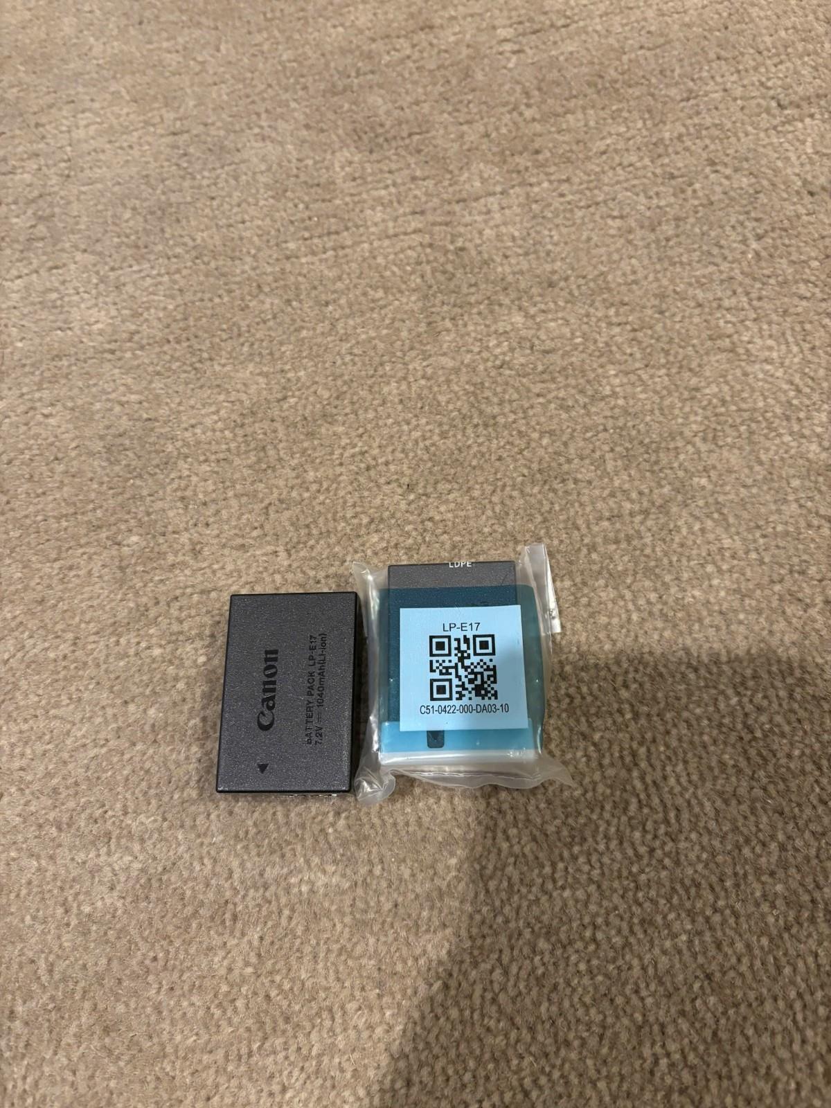 Canon Lp-e17 Battery $51 Each