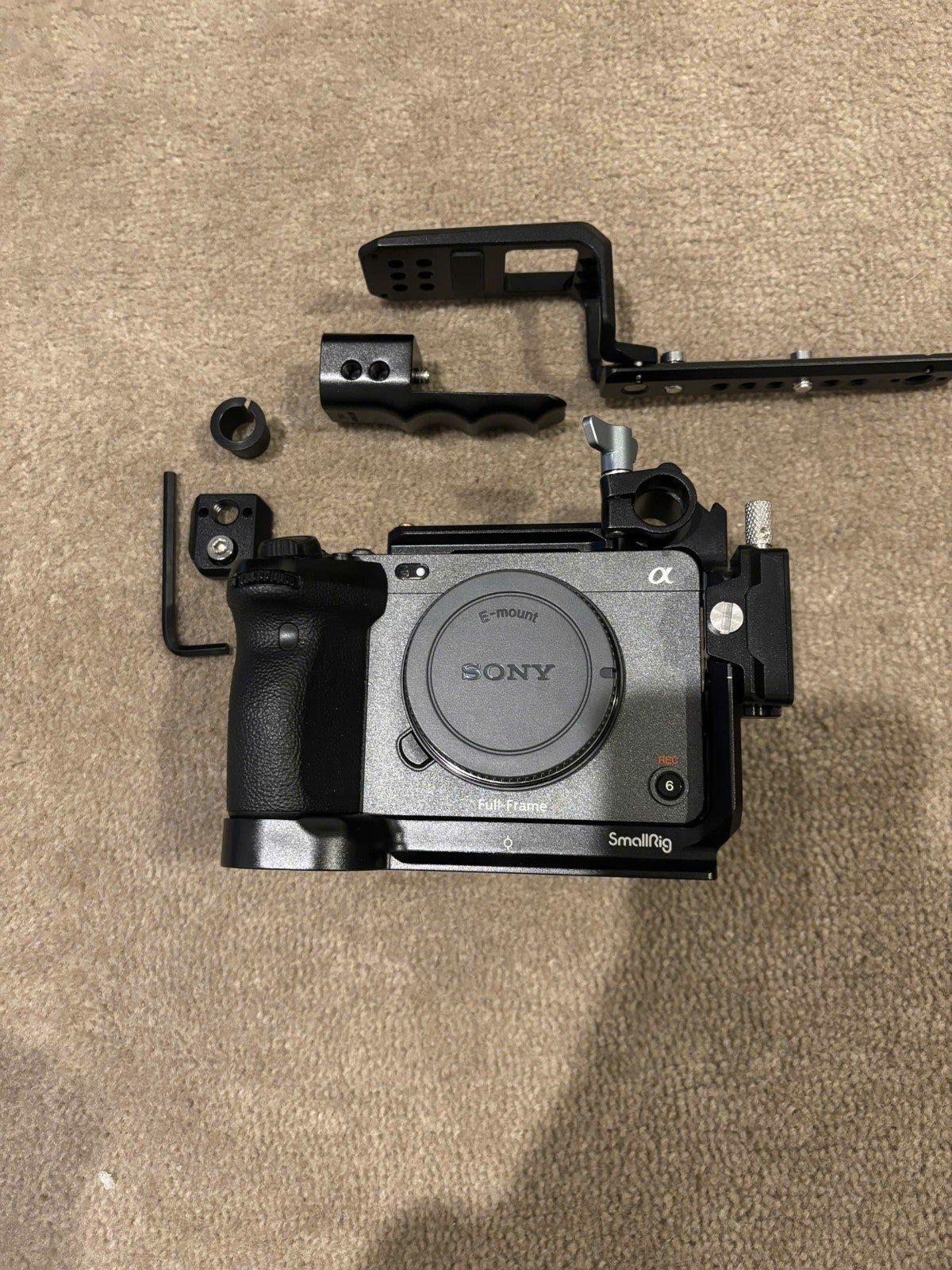 Smallrig Cage For Sony Fx30 / Fx3 3278 + Smallrig For Top Handle