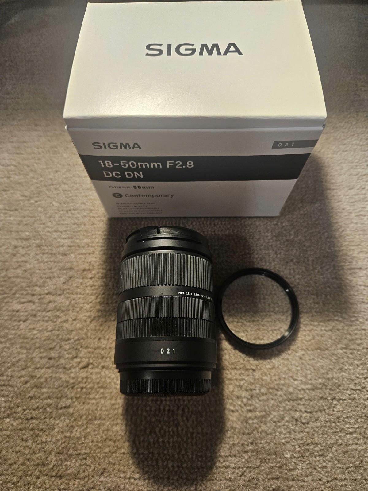 Sigma 18-50mm F/2.8 Dc Dn Contemporary Lens - Fujifilm X Mount