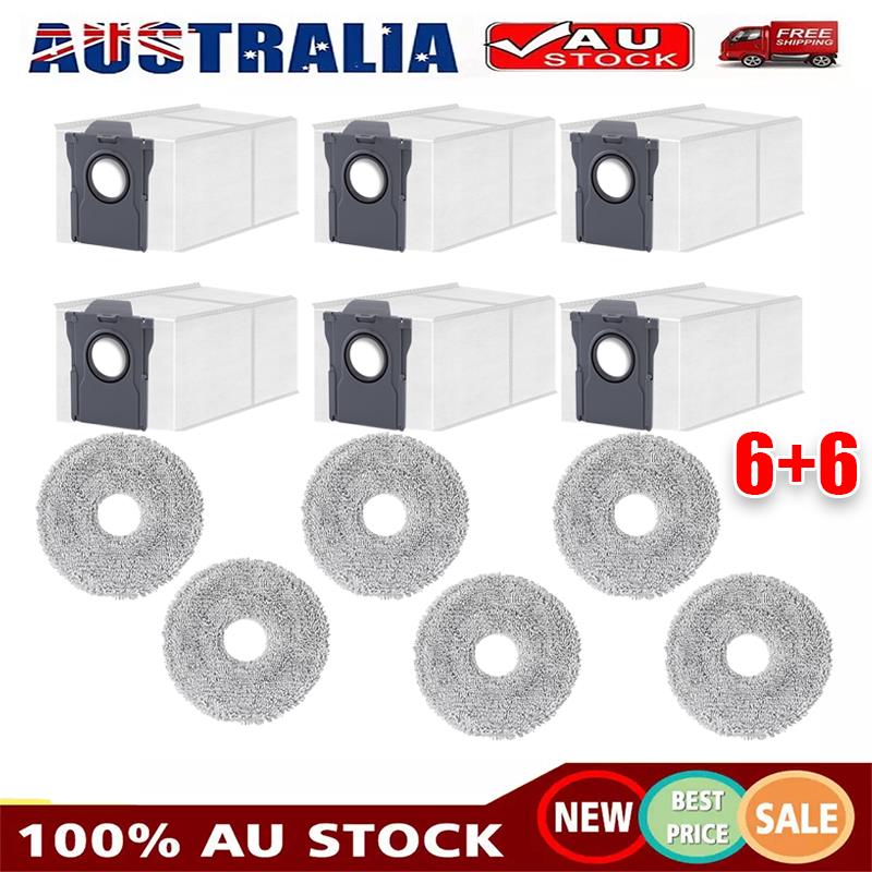 12pcs Dust Bag Mop Pads Kit For Dreame L10s Ultra Gen2,x40/x50 /l20 Ultra