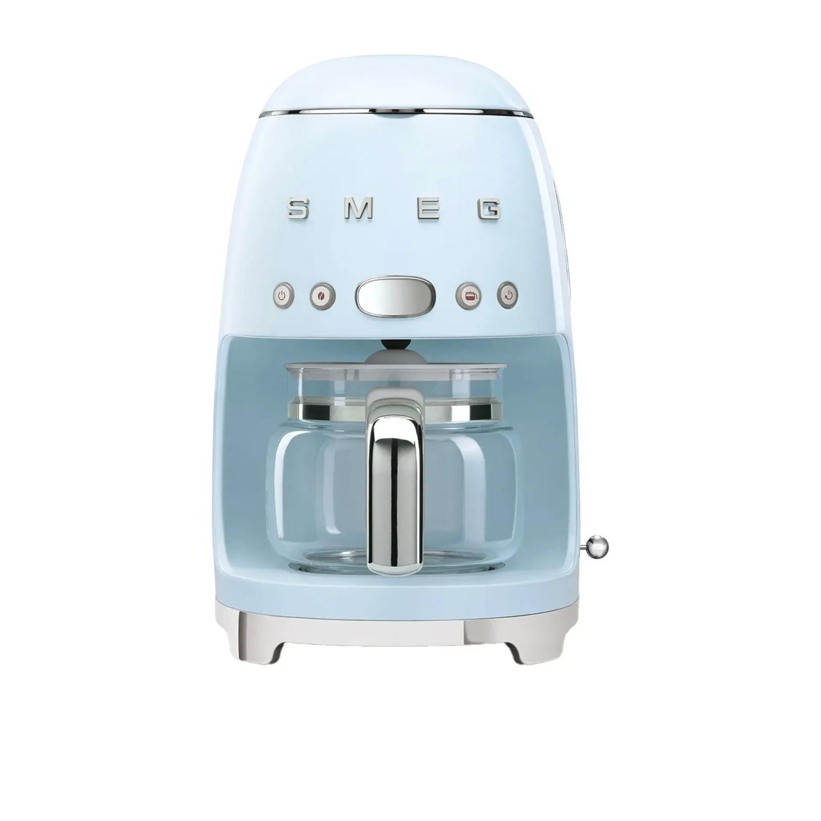 Smeg 50's Retro Style Dcf02 Drip Filter Coffee Machine Pastel Blue