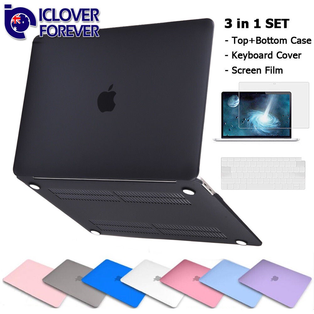 For Macbook Air 13.6" M4 M3 Hard Case Shell + Keyboard Cover + Screen Protector