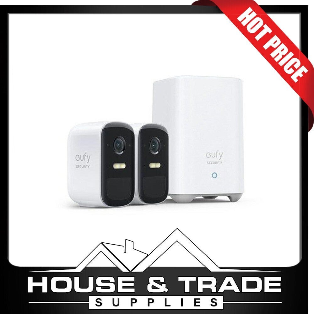 Eufy Cam 2c Pro Security Kit 2 Cameras + Nvr Base Qc9300