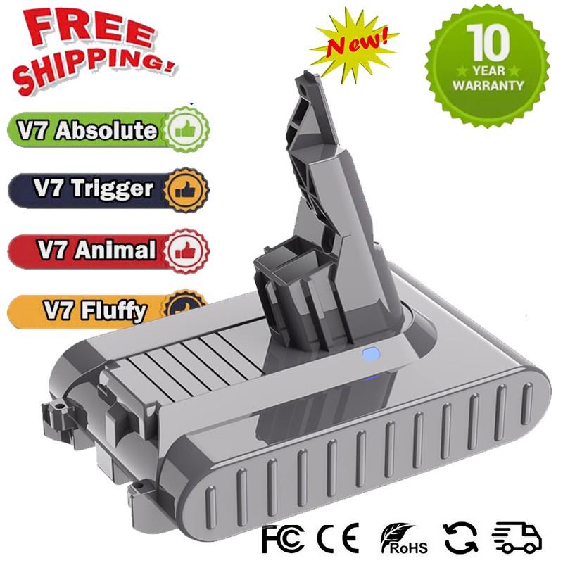 6000mah For Dyson V7 Cord-free Cordless Battery V7 Advanced Vacuum Sony Cells