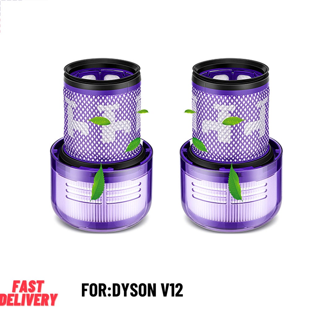 1/2 Pas Dyson V12 Hepa Filter Detect Slim Vacuum Cleaners Washable Replacement