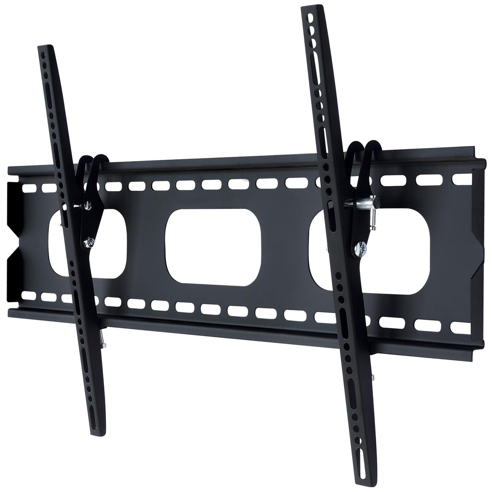42-90" Inch Slim Tilt Led Lcd Plasma Tv Bracket Wall Mount 80kg Black