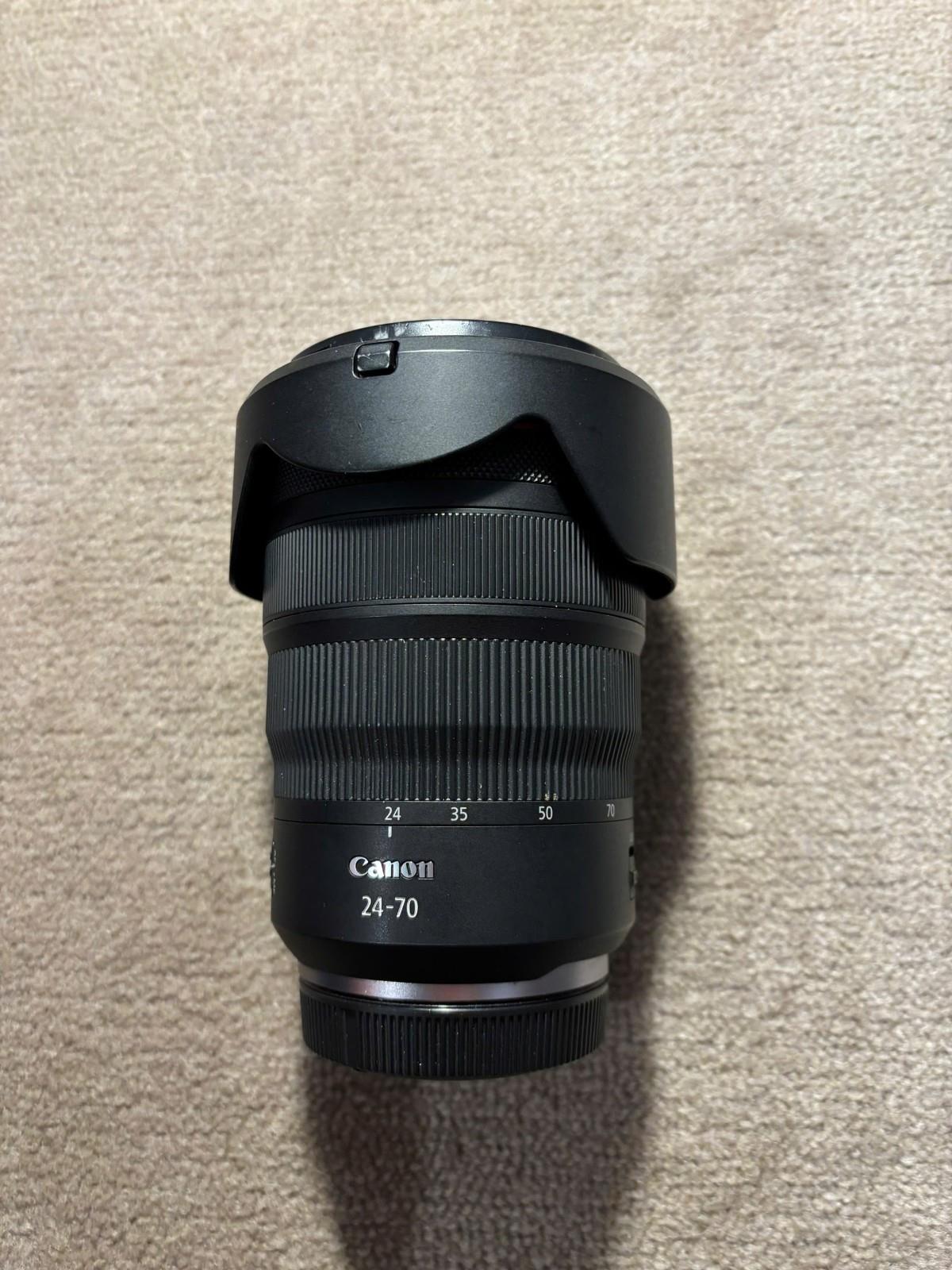Canon Rf 24-70mm F/2.8l Is Usm Zoom Lens Read Description