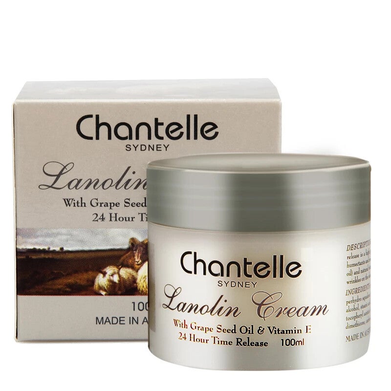 Chantelle Lanolin Cream With Grape Seed Oil & Vitamin E 100ml