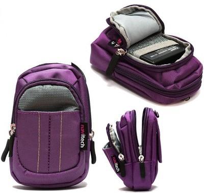 Navitech Purple Camera Case For Ricoh Gr Iii Digital Camera Street Edition