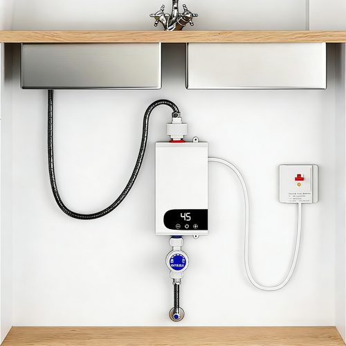 Water Heater Bathroom Tankless Hot Shower Instant Electric Water Heater Shower