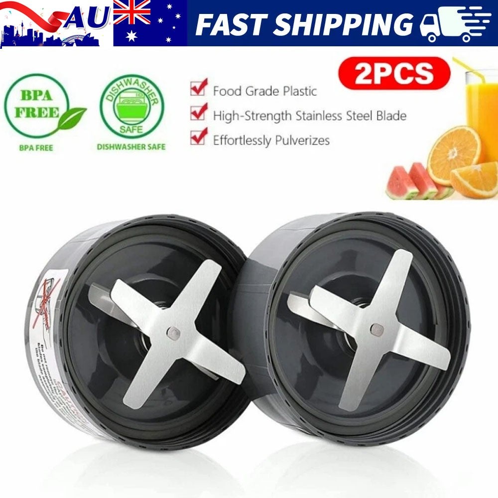 2x Blender Extractor Cross Blade Replacement Parts For Nutribullet 600w Pro 900w