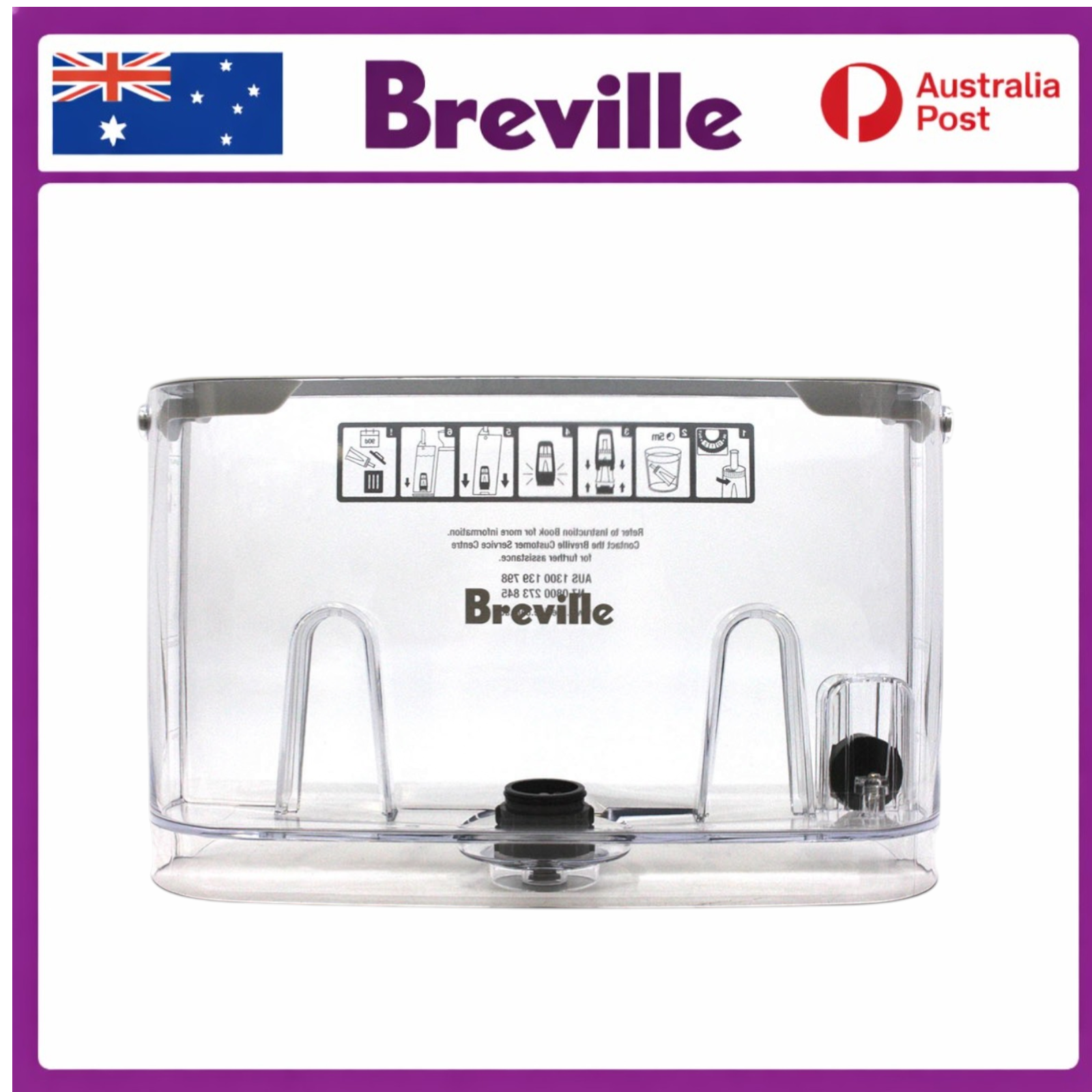 Breville Water Tank (sea Salt) [sp0102341] For The Barista Touch Impress Bes881
