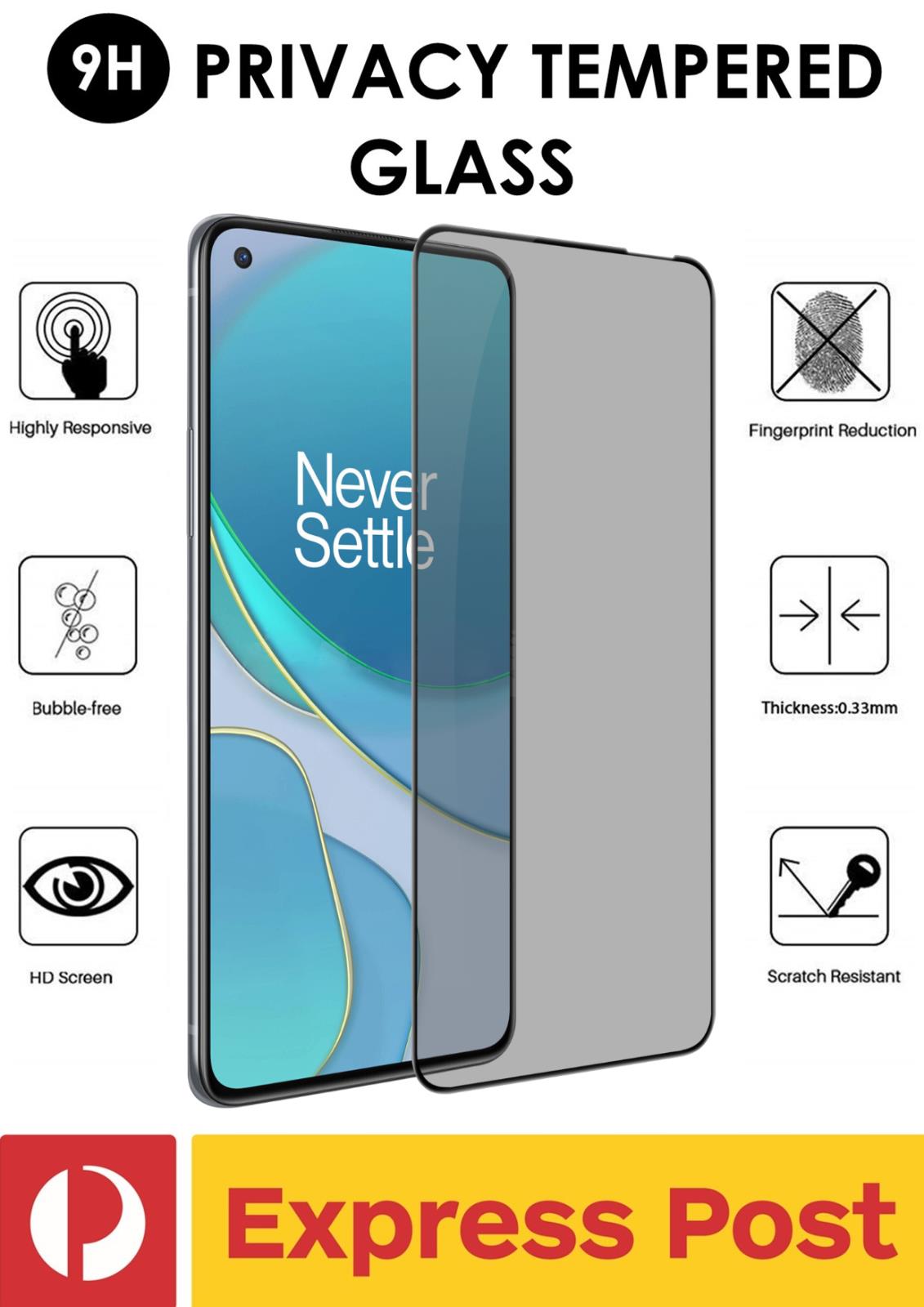 Oneplus One Plus (1+) 13r Privacy Tempered Glass Anti Spy Screen Protector