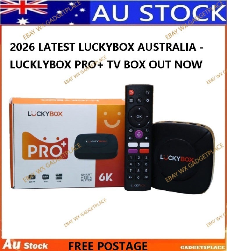 ✅2026 Luckybox Tv Box 电视盒网络机顶盒直播体育电视台电视剧电影综艺动漫点播大陆港台新马日韩欧美澳成人台强性能每日更新免付费