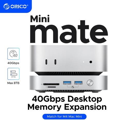 Orico Minimate Usb4 40gbps Storage Expansion Dock For Mac Mini M4&m4