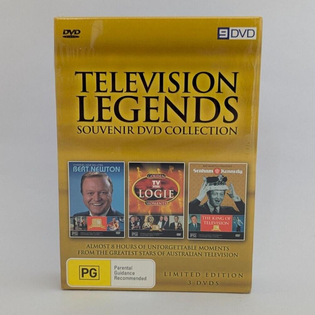 Brand Sealed Television Legends Souvenir Dvd Collection Box Set Pal