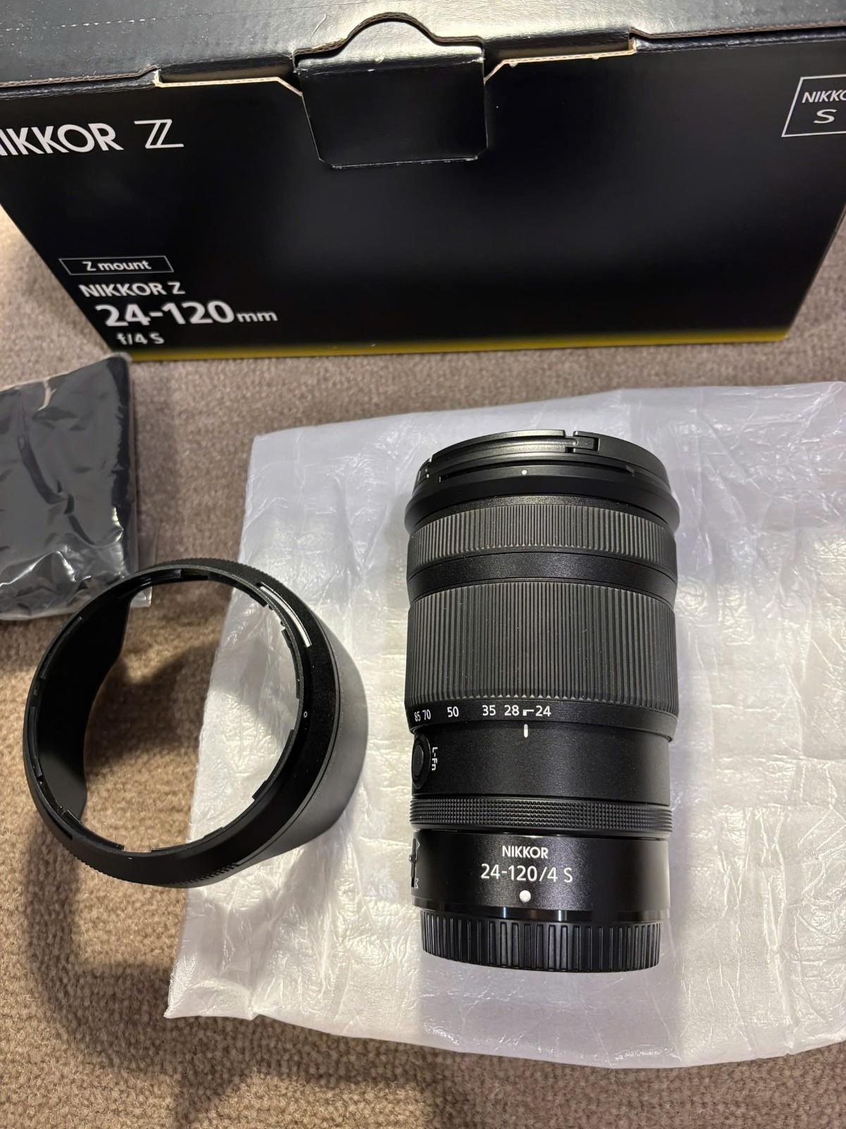 Nikon Nikkor Z 24-120mm F/4 S Wide Angle Zoom Lens Mint Condition