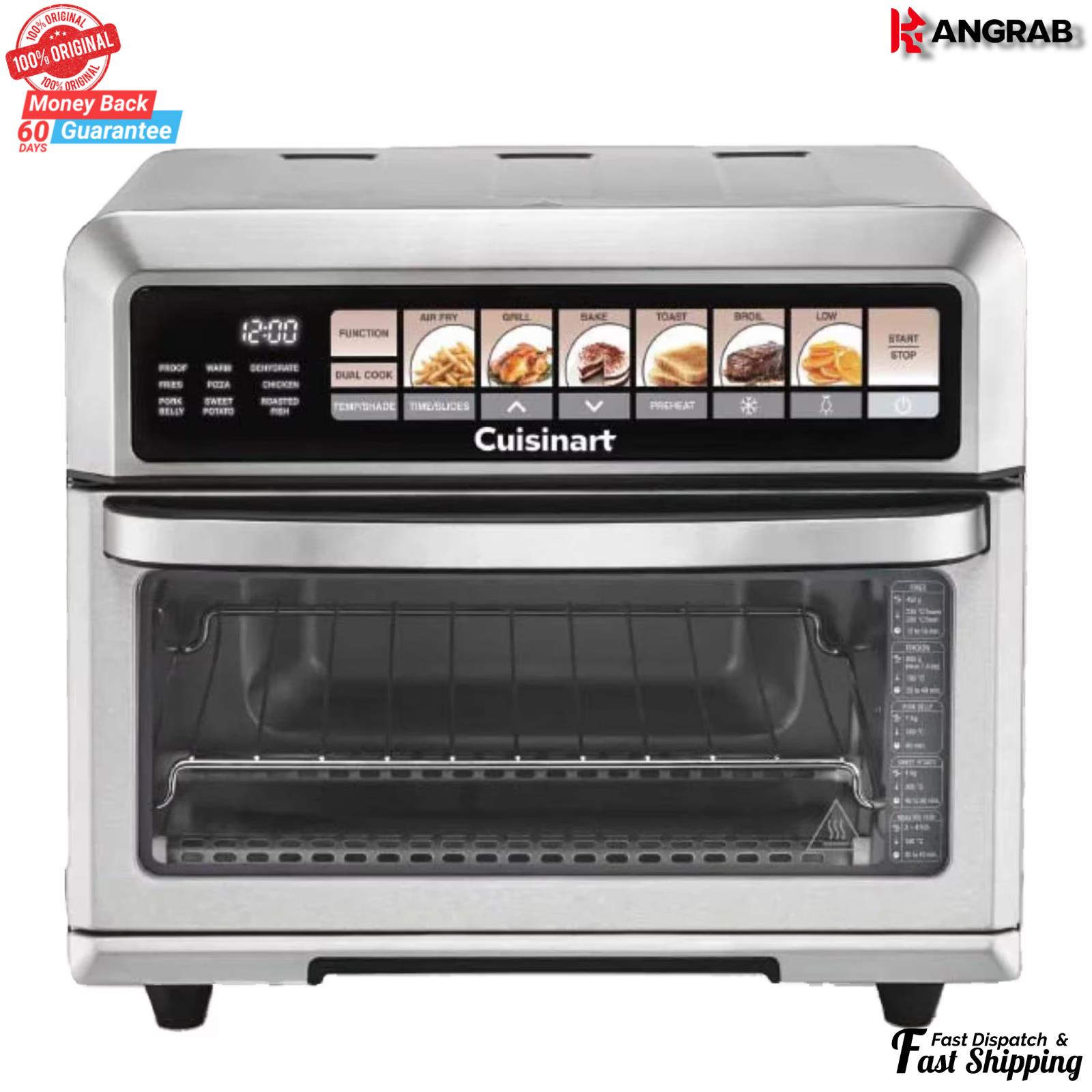 Cuisinart Air Crisp Pro 10-in-1 Air Fry Oven Dual Convection 17l Stainless Steel