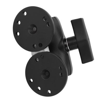 Double Ball Mount Double Socket Arm Rustproof For Fish Finder