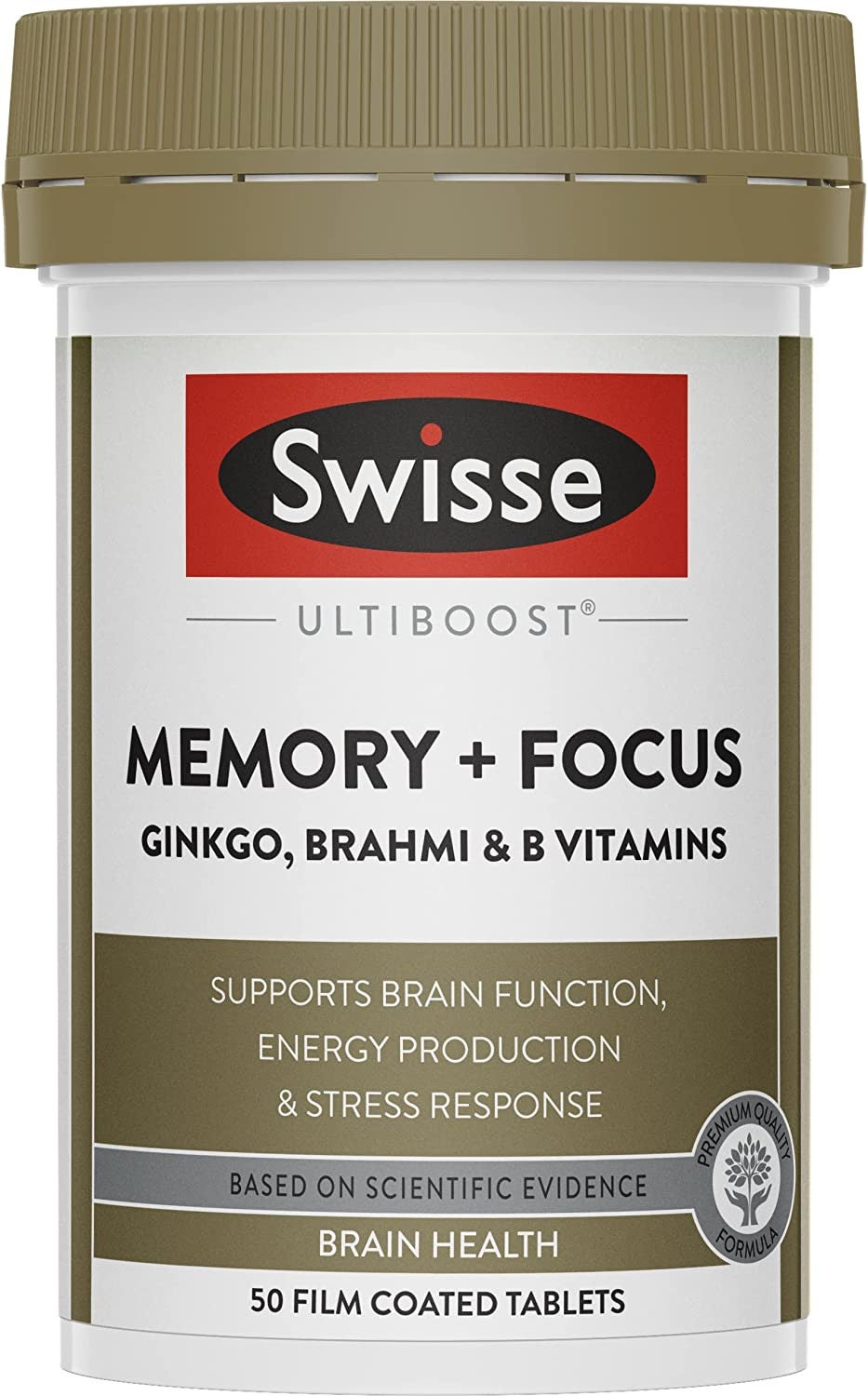 Swisse Ultiboost Memory & Focus | Supports Brain Function And Stress