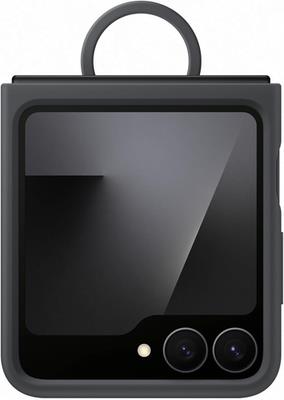 Samsung Galaxy Flip7 Fe Silicone Case With Ring, Black