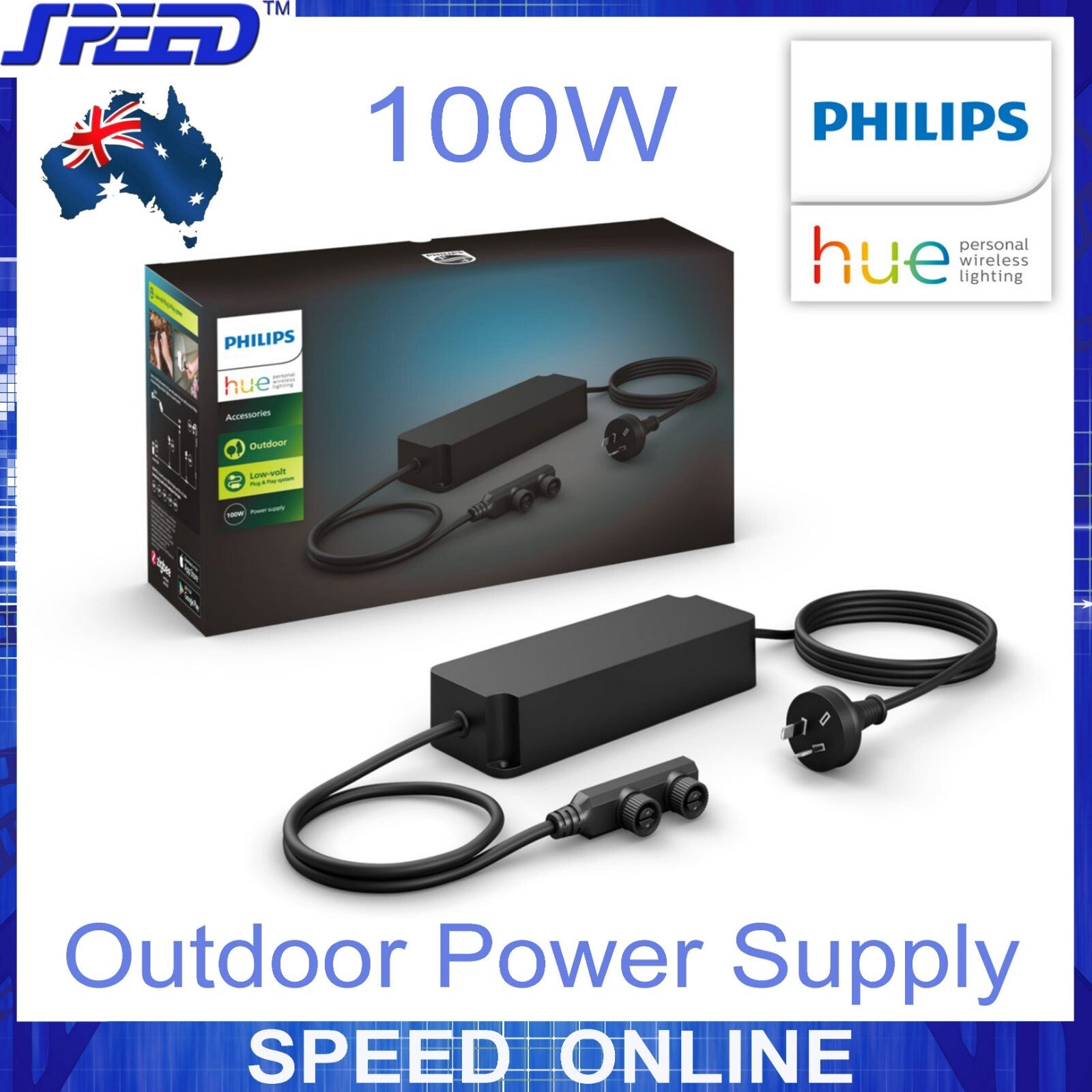 Phillips Hue Outdoor 100w Low Voltage Power Supply For Hue Outdoor