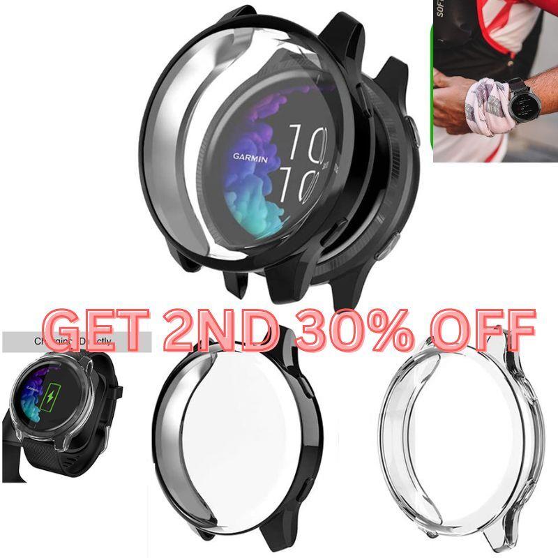 For Garmin Vivoactive 4 4s Venu 2 2s Screen Protector Full Tpu Case Cover