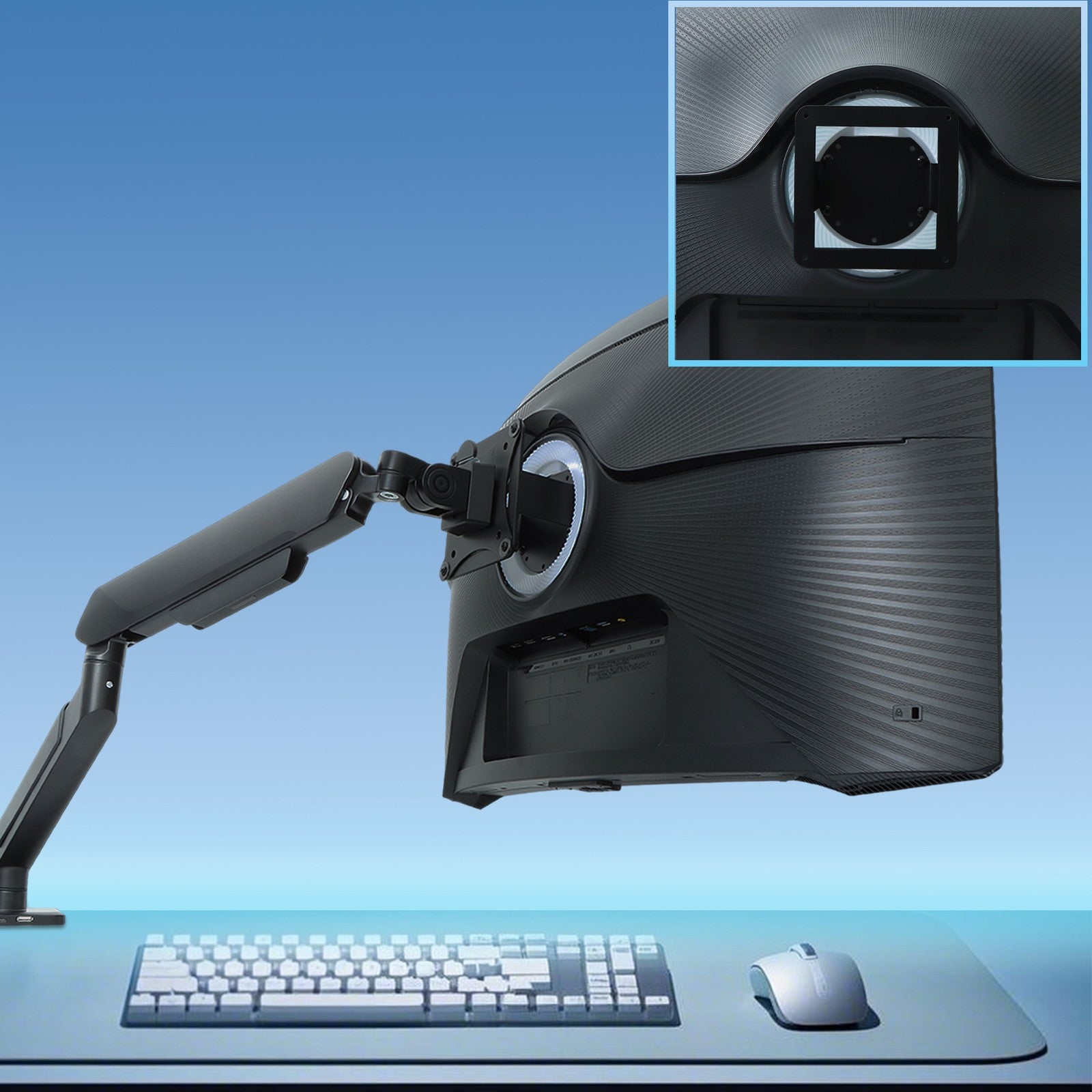 Vesa Adapter For Samsung 49" Odyssey Neo G95a Monitor Ls49ag950nexxy S49ag950ne