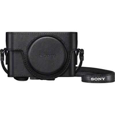 Sony Camera Jacket Leather Case For Rx100 Series Black Lcj-rxk From Japan