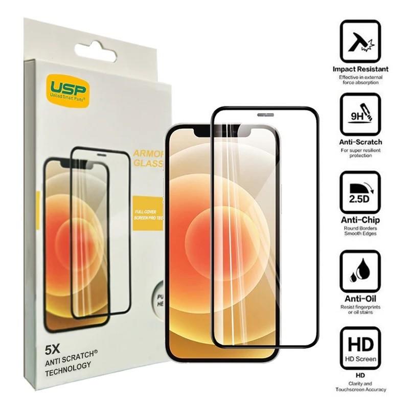 O - Usp Apple Iphone 12 Pro Max Armor Glass Full Cover Screen