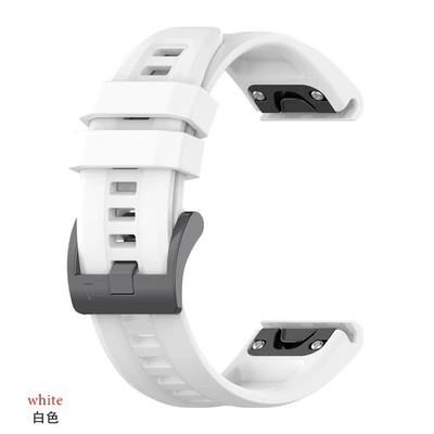 Garmin Fenix 7x 7 7s 6x 6 Pro 6s 5 5x Plus Silicone Strap 26mm