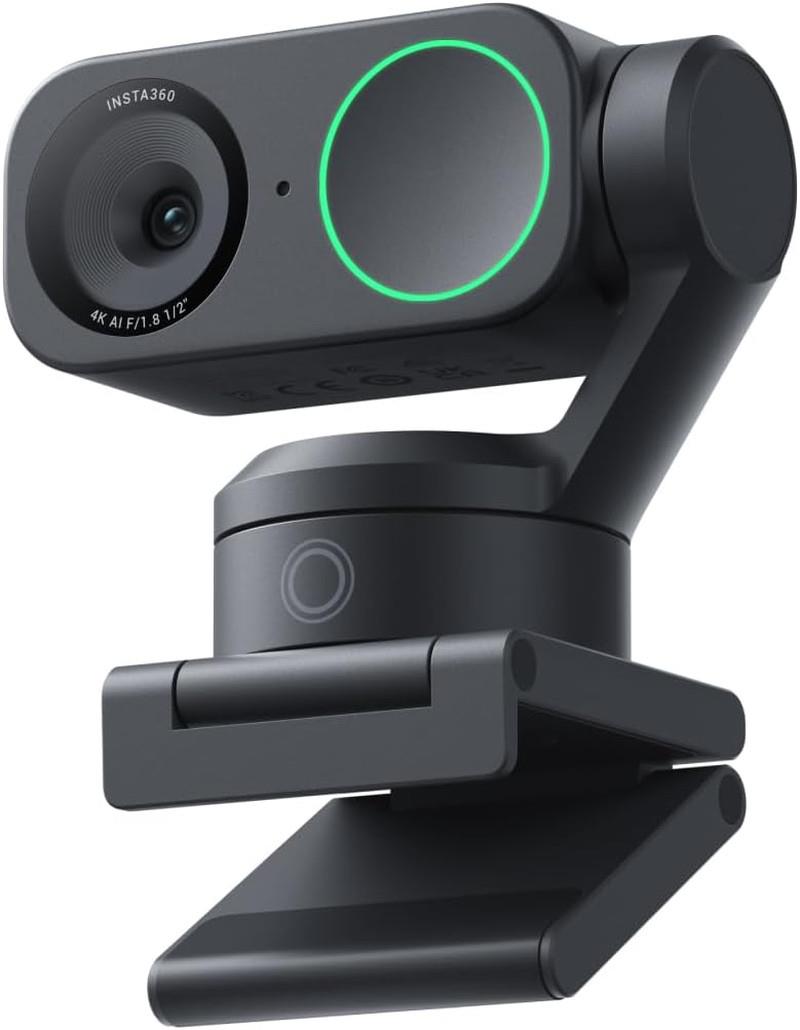 Insta360 Link 2 - Ptz 4k Webcam For Pc/mac, 1/2" Sensor, Ai Tracking,