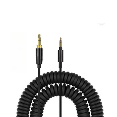 Gold Plated 5m Spring Aux Cable For Sony For Wh1000xm5 Xm4 Xm3 Headphones