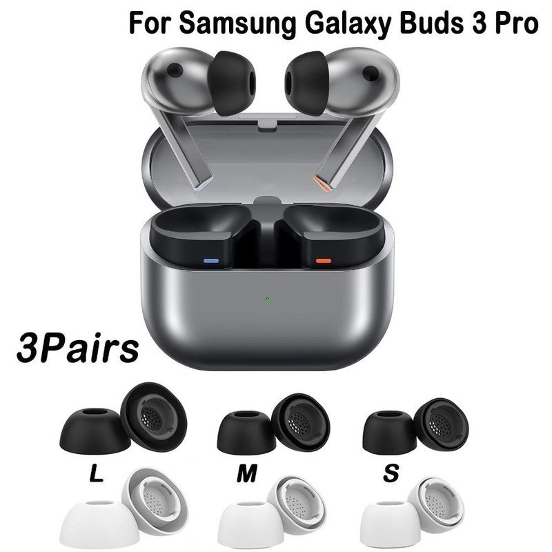 3 Pairs Silicone Earphone Eartips For Samsung Galaxy Buds 3 Pro