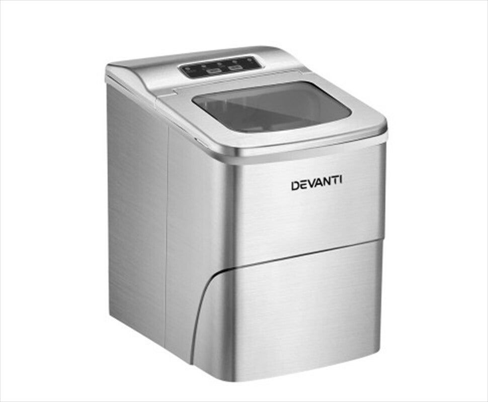 Portable Ice Cube Maker - Silver