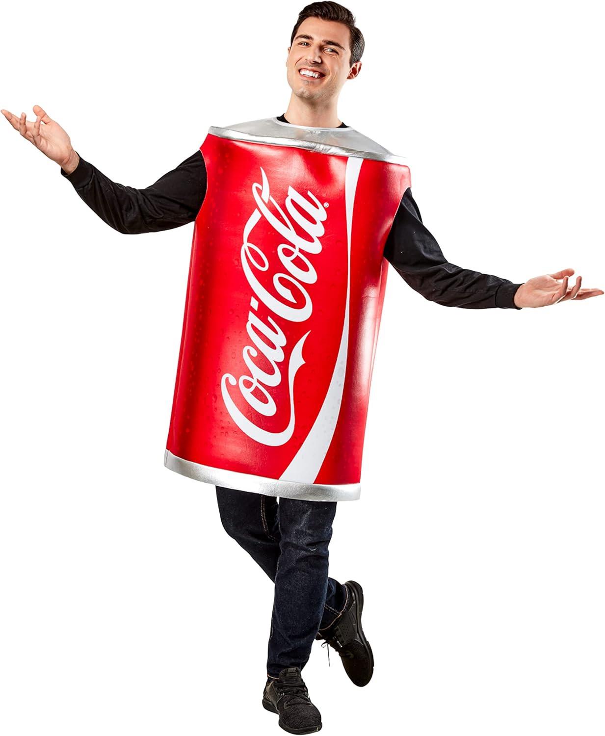 Rubie's Adult Coca Cola Can Of Coke Costume Foam Tunic, As Shown, One