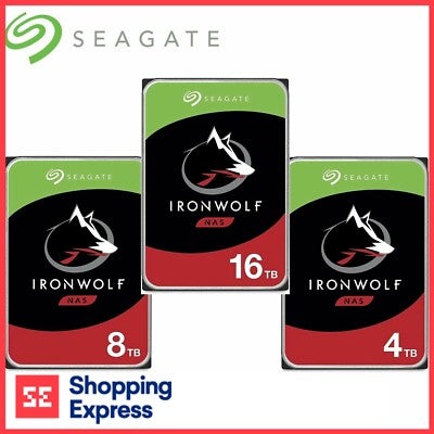 Seagate 4tb 8tb 10tb 16tb 20tb Hdd Ironwolf Sataiii Internal Nas Hard Disk Drive