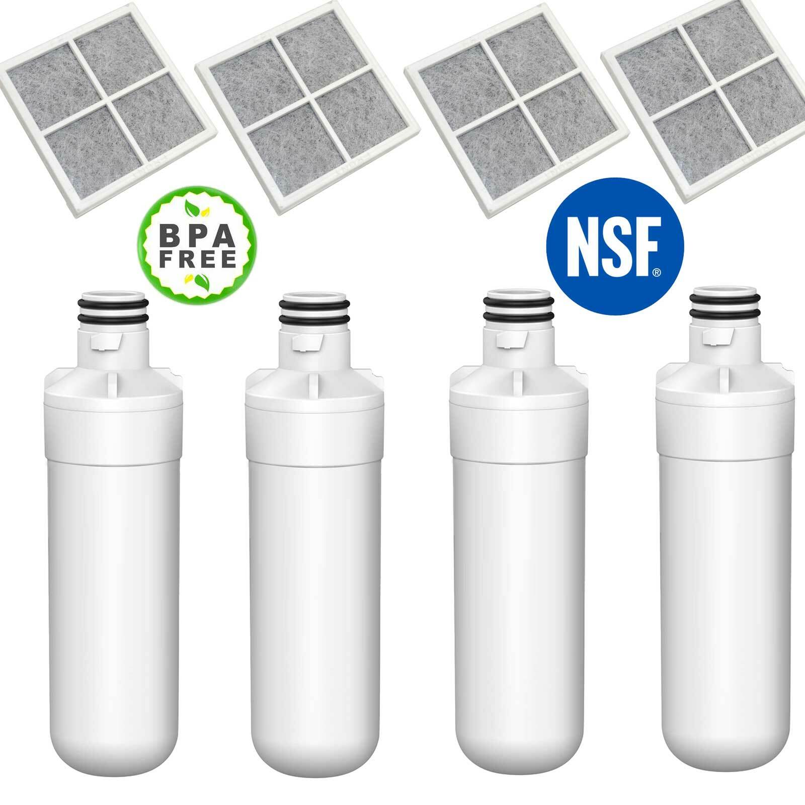For Lg Replacement Water Filter Lt1000p + Lt120f-wf Air Filter Fit Gf-v700bslc