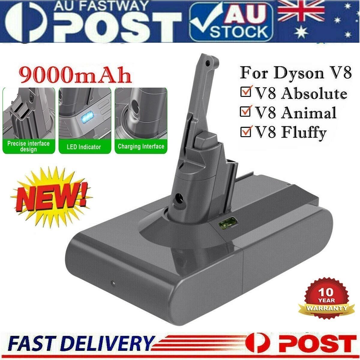 9000mah Battery For Dyson V8 Origin V8 Absolute V8 Animal Cordless Vacuu Au