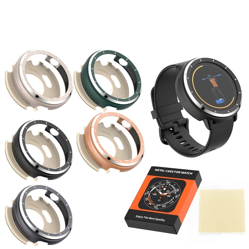 For Garmin Vivoactive 6/active 6 Smartwatch Metal Case Bezel Case Hard Case