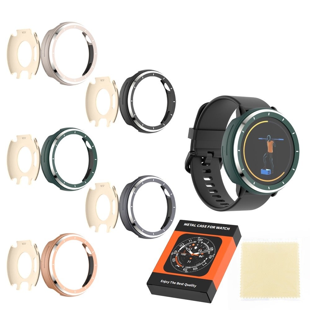 For Garmin Vivoactive 6/active 6 Smartwatch Metal Case Replacement Bezel Case