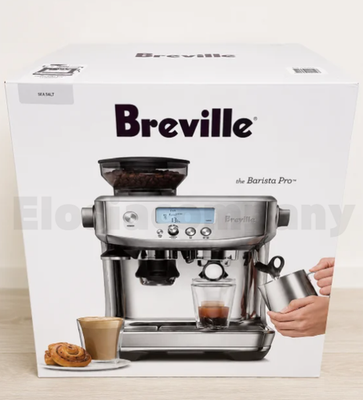Breville Barista Express Impress Bes876bss White Espresso Machine Grinder 220v