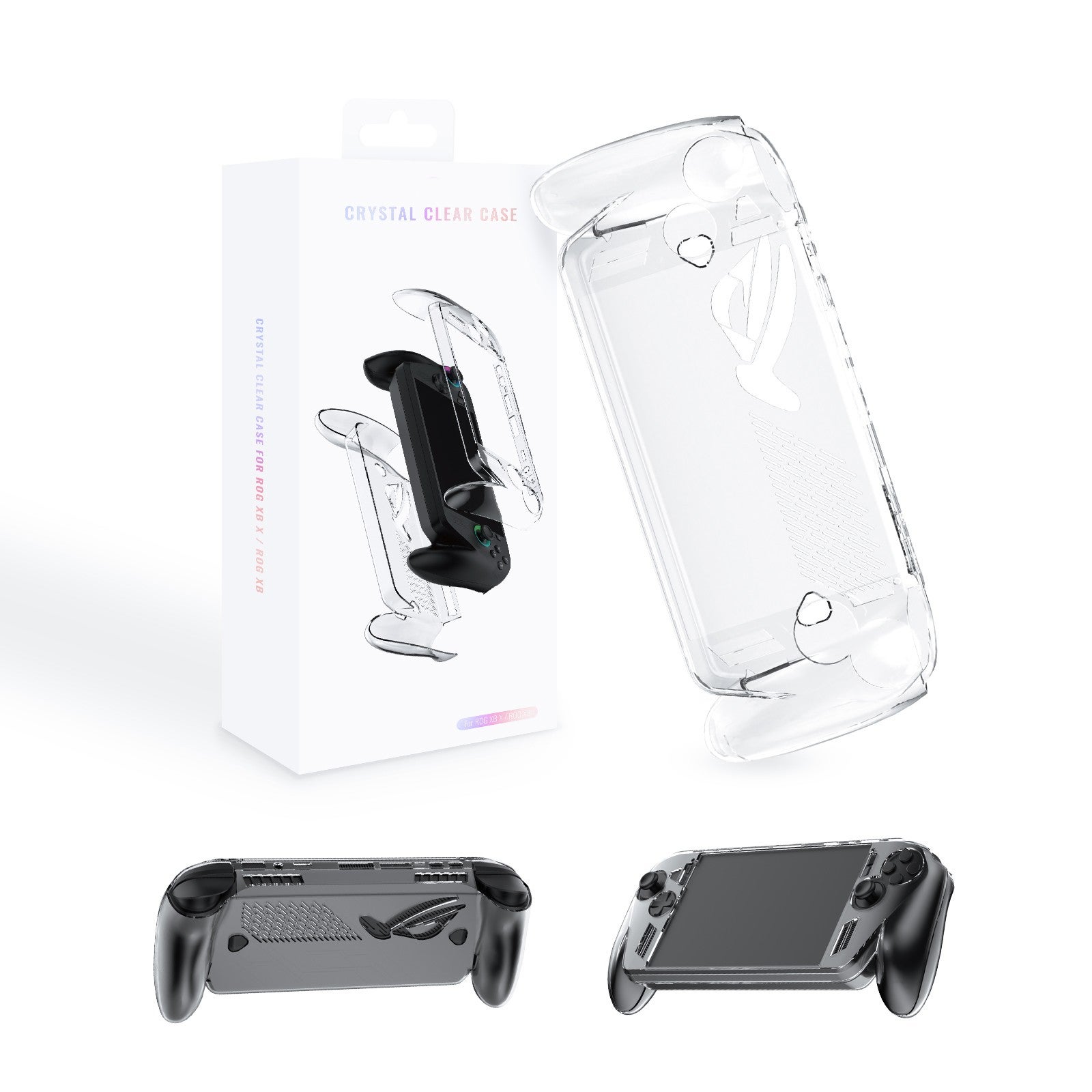 For Rog Xbox Ally / Rog Xbox Ally X Transparent Case Shockproof Protective Cover