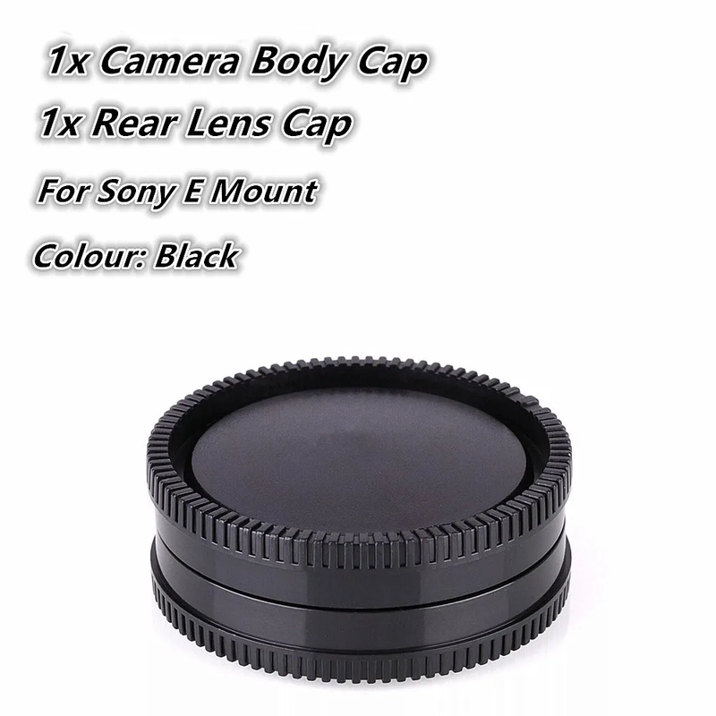E Mount Camera Body & Rear Lens Cap For Sony Fx3 Fx30 A1 A7 Iv Iii Ii A7s A7r V