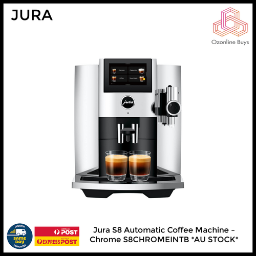 Jura S8 Automatic Coffee Machine – Chrome S8chromeintb Au Stock