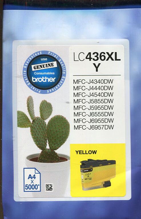 Brother Lc436xly Ink Cartridge Yellow Genuine Mfc J4440dw Best Before