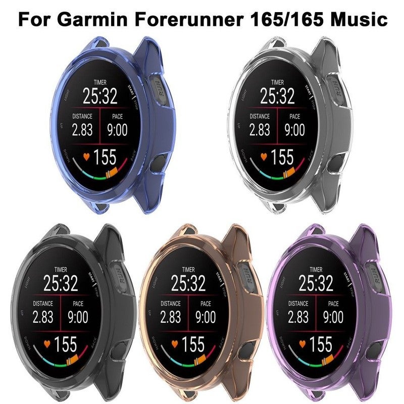 Frame Tpu Protective Cover For Garmin Forerunner 165/165 Music