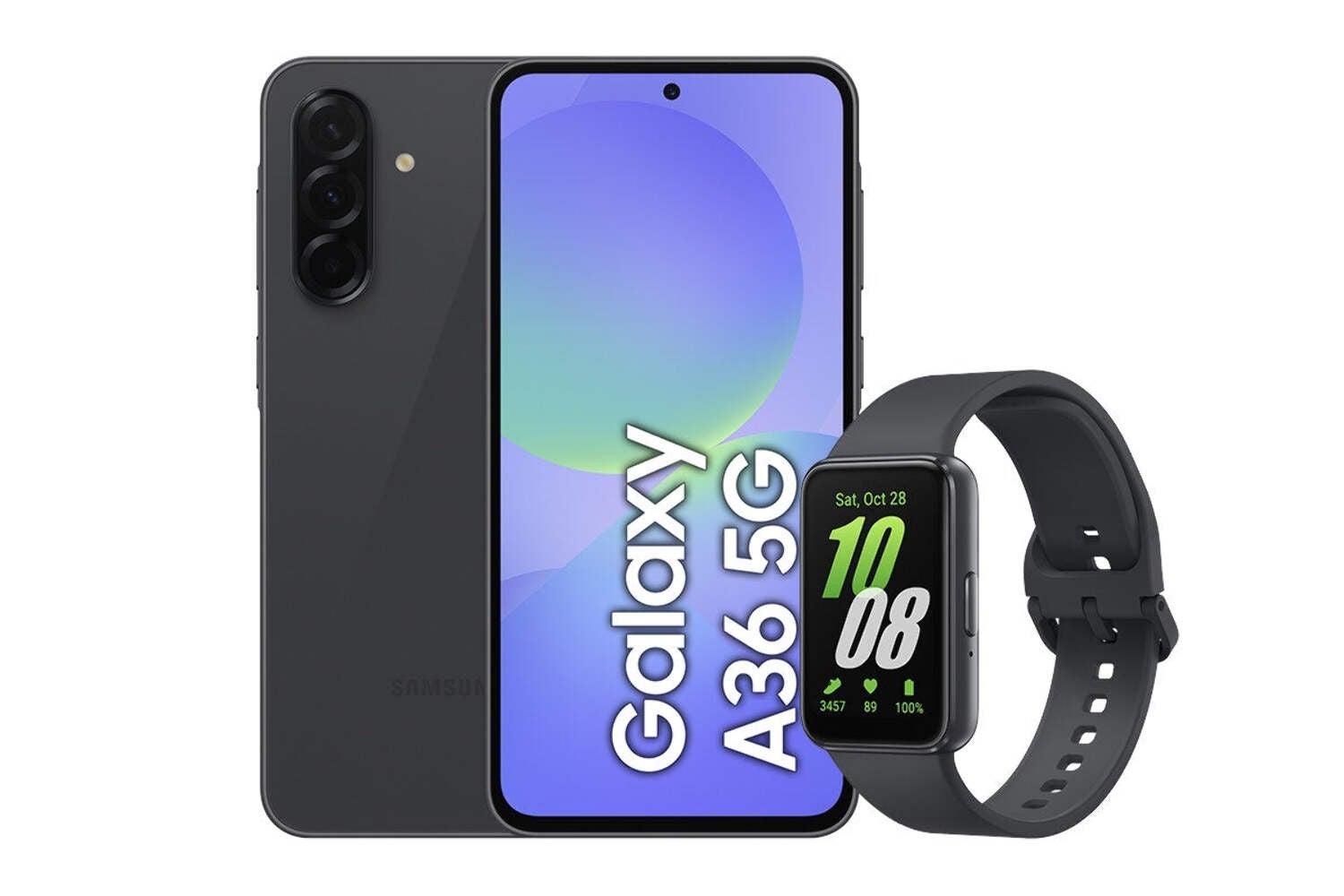 Samsung Galaxy A36 5g Fit3 Bundle (128gb, Black)